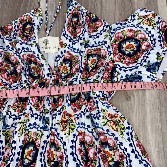 The Jetset Diaries Bella cold shoulder floral dress size Small - Picture 8 of 8